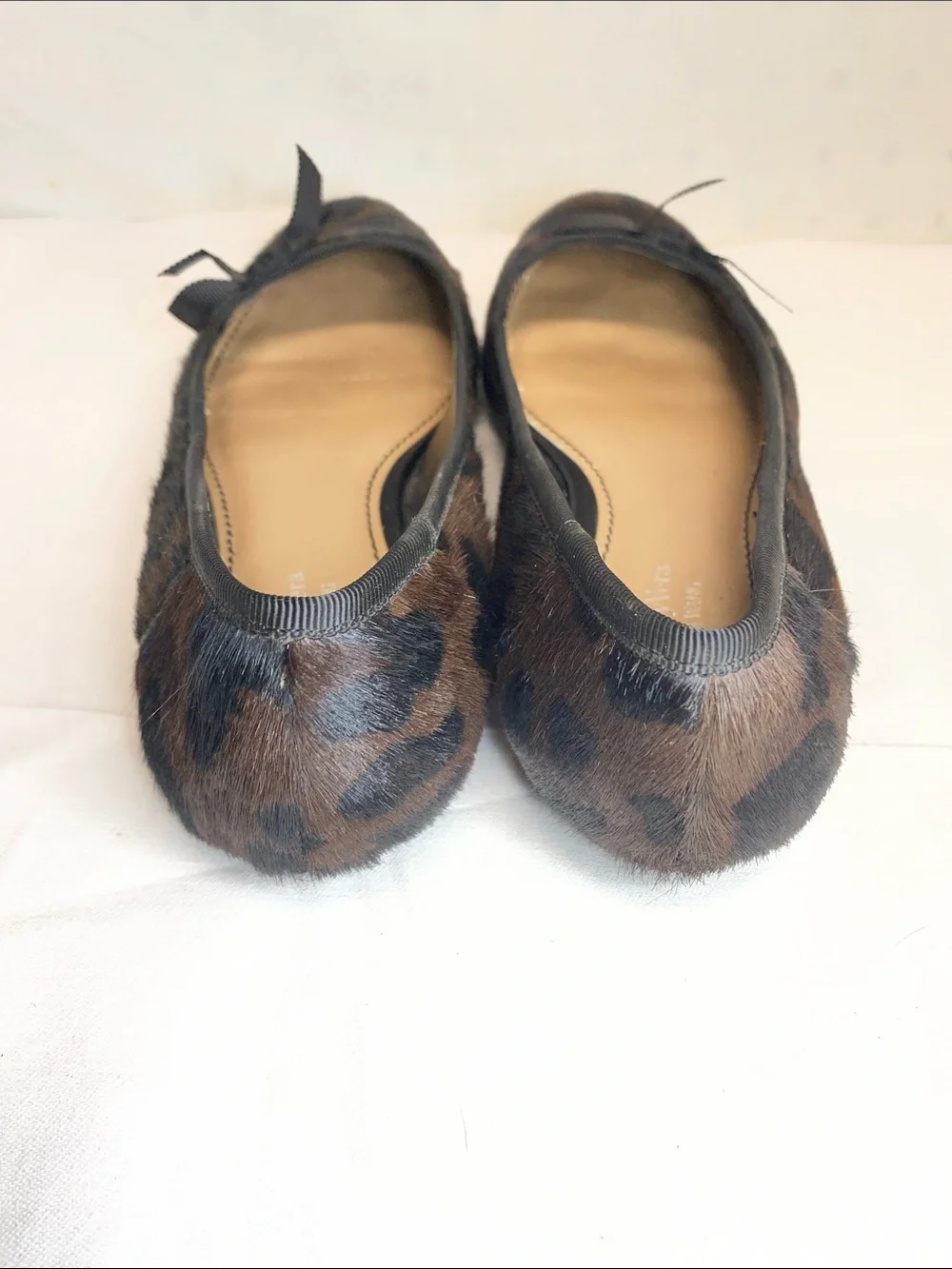 Simply Vera Ganauche Leopard Leather Shoes Flats Size 7.5M